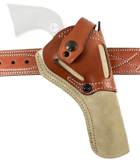 DeSantis The Wild Hog OWB Leather Belt Holster Fits Standard 1911 Models 5in From Colt S&W SIG Sauer Ruger Kimber Springfield Ambidextrous Plain