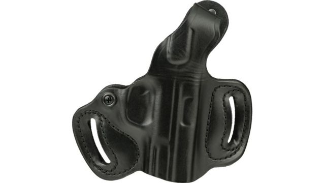 DeSantis Thumb Break Mini Slide Leather Belt Holsters SIG P290 Left Hand Plain Black - Desantis