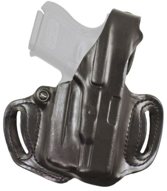 DeSantis Mini Slide OWB Leather Holster. Fn Reflex Left Hand Black - Desantis