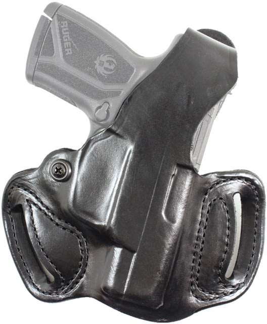 DeSantis Thumb Break Mini Slide Leather OWB Holster S&W Bodyguard 2.0 Left Hand Leather Construction Matte Finish Black - Desantis