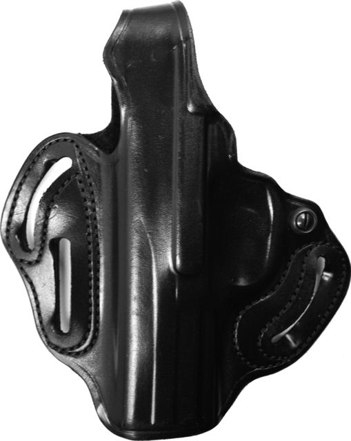 DeSantis Thumb Break Scabbard Belt Holster FN FNP-45 4.5in/FN FNX-45 Tactical Left Hand Plain Black