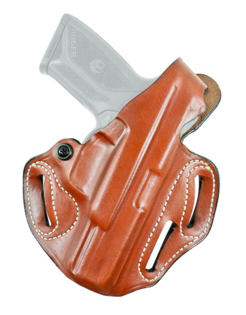 DeSantis Thumb Break Scabbard Belt Holster Glock 26/Glock 27/Glock 33 Left Hand Plain Tan - Desantis