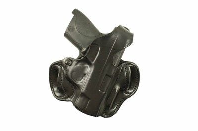 DeSantis Thumb Break Scabbard Belt Holsters S&W M&P Shield 9/40 Left Hand Plain Black - Desantis