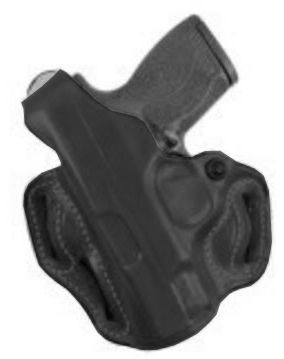 DeSantis Thumb Break Scabbard Belt Holsters S&W M&P Shield .45 Left Hand Plain Black - Desantis