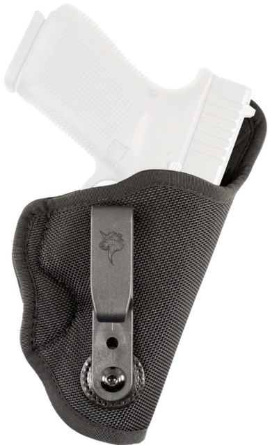 DeSantis Variable 87 IWB Nylon Holster Fits Most Large Frame DOUBLE ACTION SEMI Autos UP to A 4in Barrel Left Hand Nylon Black - Desantis
