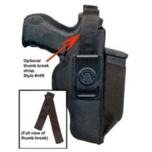 DeSantis Velcro Strap w/ Reinforcement for Style N92-D6 E1 LA LS SR 77 88 Black - Desantis