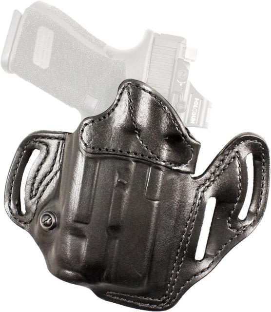 DeSantis Vengeance Scabbard Leather OWB Holster Right Black w/Surefire X-300 or Streamlight TLR-1 - Desantis