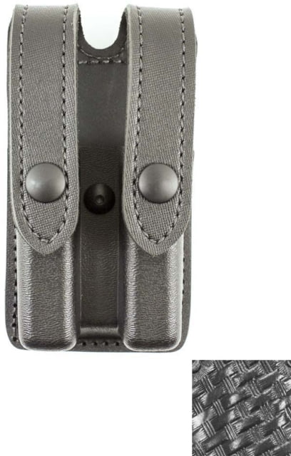 DeSantis Veritas Double Magazine Pouch SIG P320-M17 SIG P320-M18 Ambidextrous Basketweave Black - Desantis