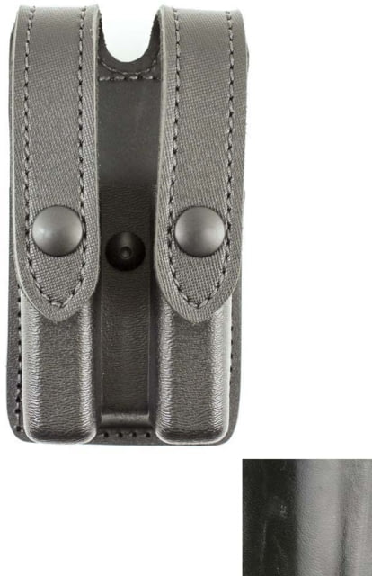 DeSantis Veritas Double Magazine Pouch SIG P320-M17 SIG P320-M18 Ambidextrous Plain Black - Desantis