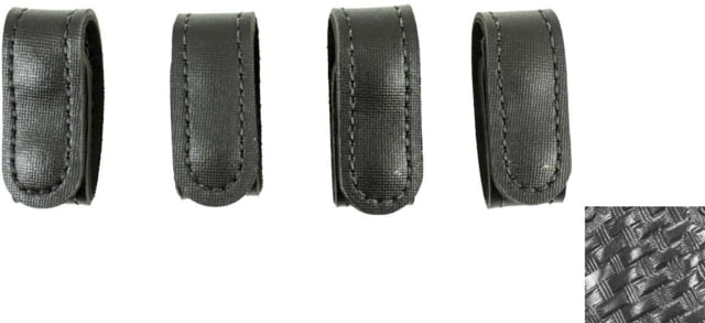 DeSantis Veritas Duty Belt Keeper 4-Pack Basketweave Black - Desantis