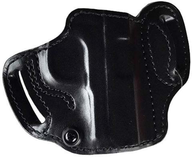 DeSantis Viper 2.0 OWB Leather Holster Glock 43 43X Right Hand Plain Black - Desantis