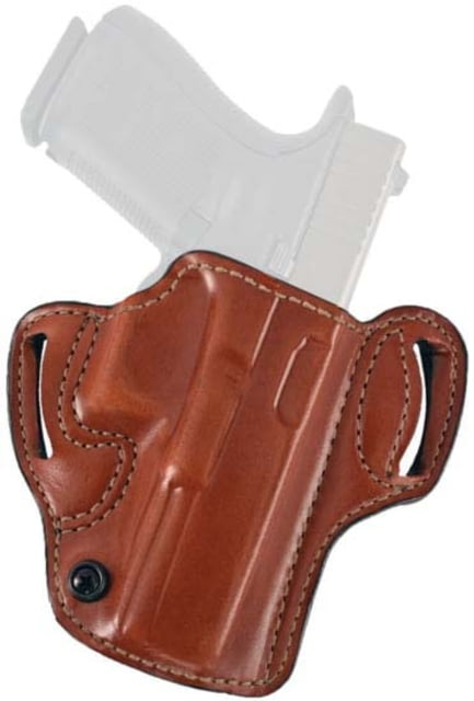 DeSantis Viper 2.0 OWB Leather Holster Glock 43 43X Left Hand Plain Tan - Desantis