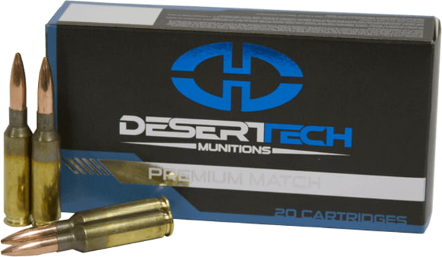 Desert Tech Premium Match 6.5mm Creedmoor 140 Grain Open Tip Match Boat-Tail Brass Cased Centerfire Rifle Ammo 20 Rounds ert Tech Premium Match 6.5mm Creedmoor 140 Grain Open Tip Match Boat-Tail Brass Cased Centerfire Rifle 20 Rounds Ammo