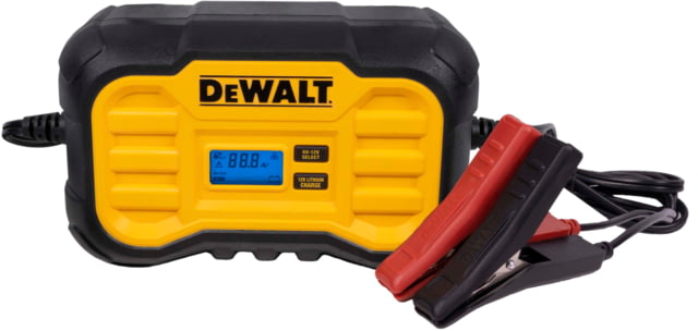 DeWALT 10 Amp Professional Battery Charger Battery Maintainer Trickle Charger Yellow/Black - Dewalt