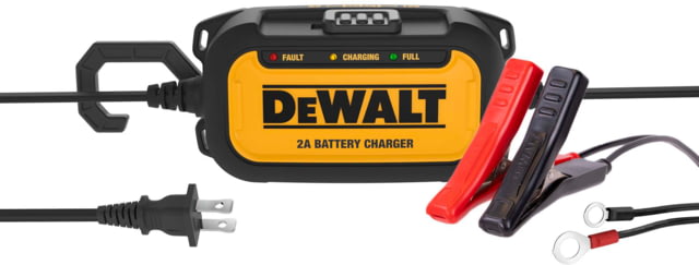 DeWALT 2 Amp Professional Automotive Battery Charger and Maintainer Yellow/Black - Dewalt