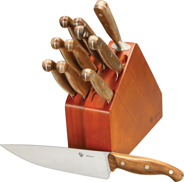 Diafire Gourmet Classic Set 12 Knife Walnut handle - Diafire