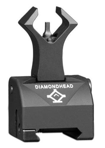 EDEMO Diamondhead Combat Sight Top Mounted Deployable Front Sight w/Front Gas Block AR-10 Black  EDEMO1 - Diamondhead