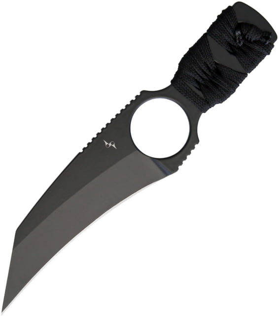 Dirk Pinkerton Variable Claw Knife 3.5" black finish 154CM stainless blade Black cord wrapped handle VARIABLE CLAW - Dirk Pinkerton