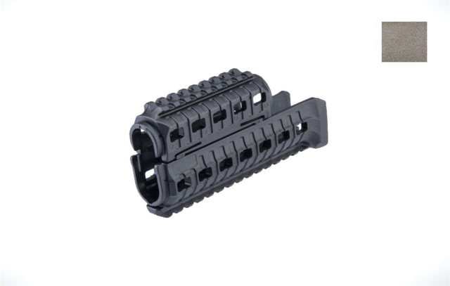 DLG Tactical AK 47/74 Handguard w/Top/Bottom Picatinny Rail Green - Dlg Tactical