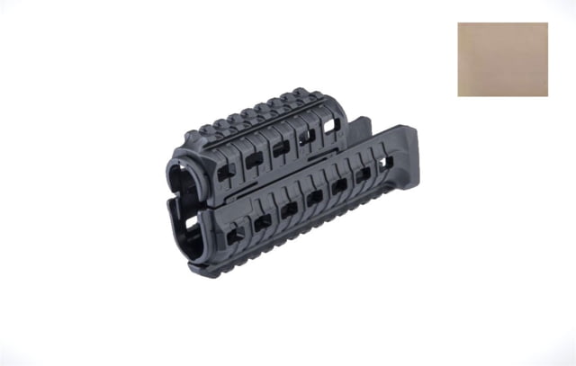 DLG Tactical AK 47/74 Handguard w/Top/Bottom Picatinny Rail Tan - Dlg Tactical