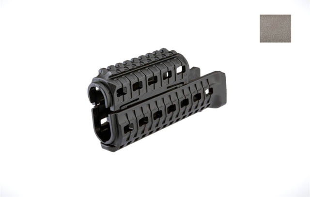 DLG Tactical AK 47/74 Handguard w/Top M-Lok/ Picatinny Rail Green - Dlg Tactical