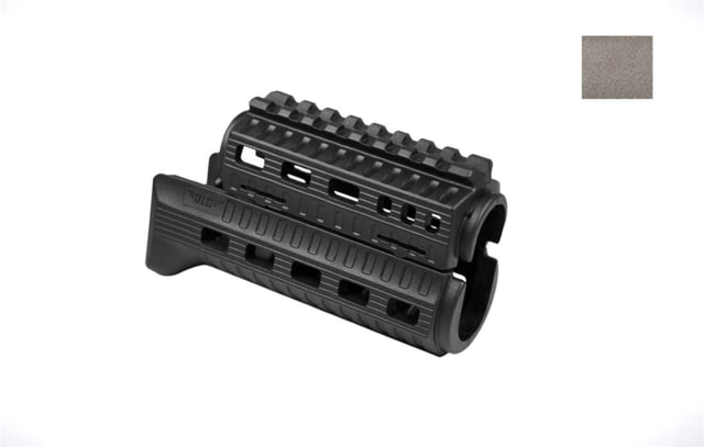 DLG Tactical AK 74-SU Krinkoff Handguard w/Top/Bottom M-Lok/Picatinny Rail Green - Dlg Tactical