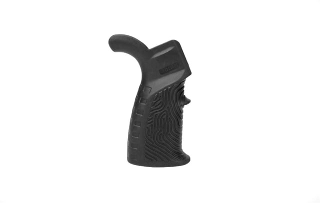 DLG Tactical AR15 Rubberized Grip w/ Beavertail Fingerprin Black