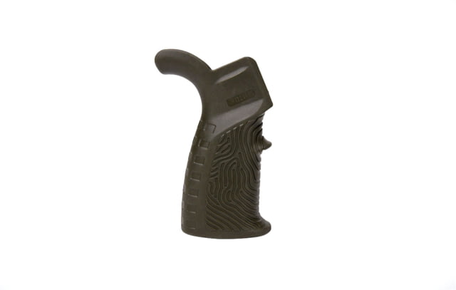 DLG Tactical AR15 Rubberized Grip w/ Beavertail Fingerprin Green - Dlg Tactical