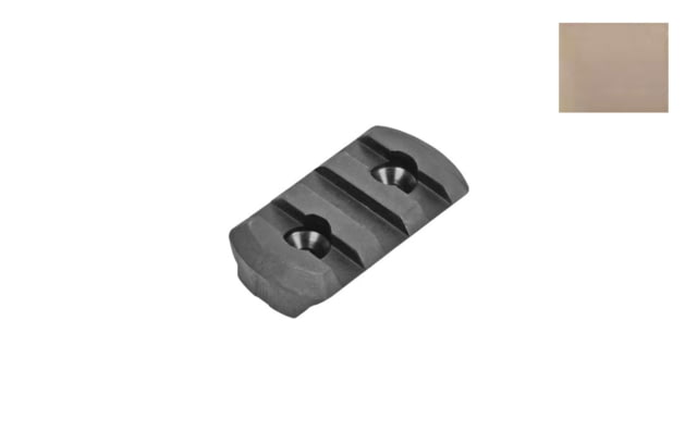 DLG Tactical M-Lok Polymer Rail 3 Slot Tan - Dlg Tactical