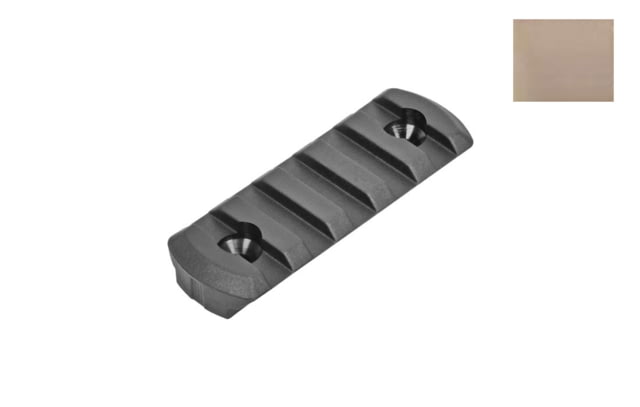 DLG Tactical M-Lok Polymer Rail 5 Slot Tan - Dlg Tactical