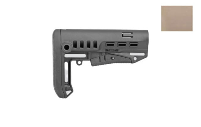 DLG Tactical TBS Compact Buttstock Commercial Spec Tan - Dlg Tactical