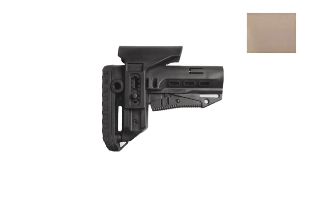 DLG Tactical TBS Compact Buttstock w/ CCP Commercial Spec Tan - Dlg Tactical