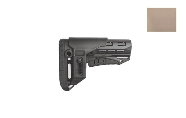 DLG Tactical TBS Compact Buttstock w/ Mil Spec CCP Tan - Dlg Tactical