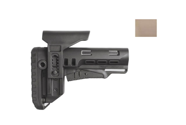 DLG Tactical TBS Tactical Buttstock w/ CCP 56/50 Commercial Spec Tan - Dlg Tactical