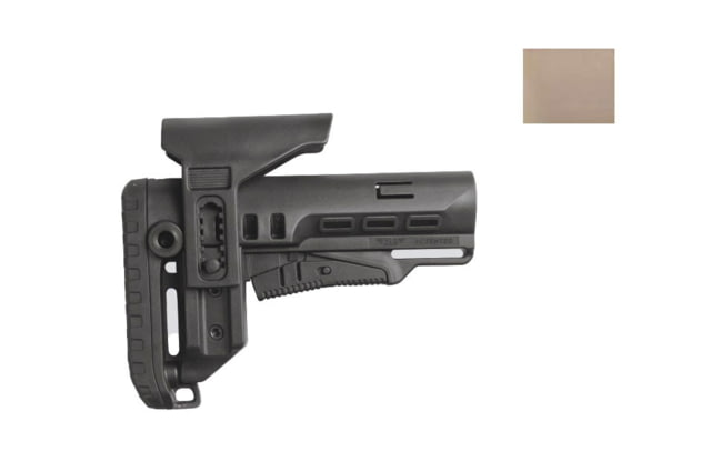 DLG Tactical TBS Tactical Buttstock w/ Mil Spec CCP Tan - Dlg Tactical