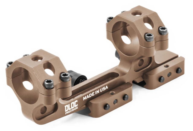 DLOC Precision Cantilever Scope Mount 30mm 1.53 in Height Tan