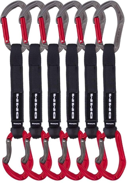 Dmm DMM Alpha Sport Quickdraw - 6 Pack Titanium/Red 18cm - $274.99 at Optics Planet