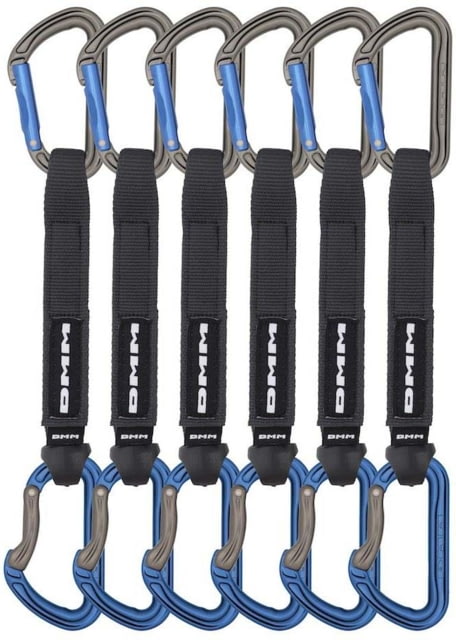 Dmm DMM Shadow Quickdraw Pack of 7 Titanium/Blue 18cm - $242.49 at Optics Planet