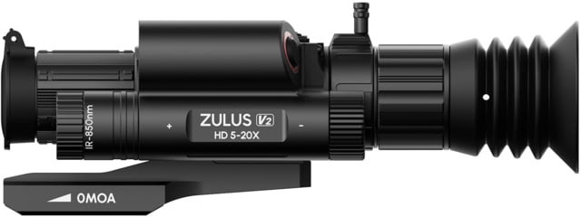 DNT Optics Zulus HD 5-20x V2 Digital Night Vision Riflescope w/ Laser Rangefinder 1920x1080 pixels