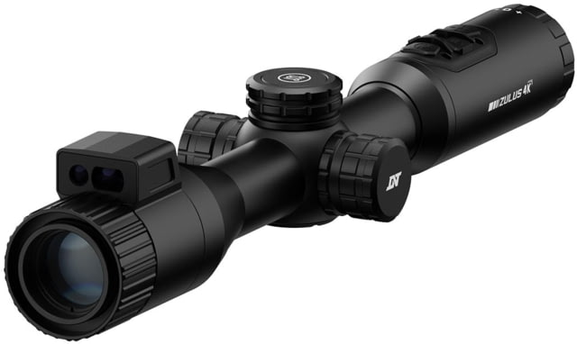 DNT Optics Zulus 4K 3-24x50mm Night Vision Riflescope w/Laser Rangefinder and DNT Ballistic Engine Black
