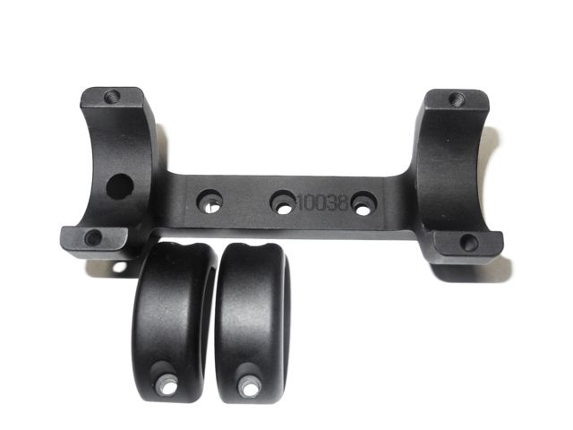 DNZ Products Game Reaper Scope Mount - CVA Black Powder Rifles Low Ring 1 in Tube Silver - Dnz Products