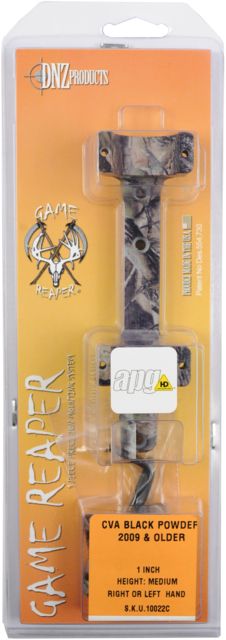 DNZ Products Game Reaper Scope Mount - CVA Black Powder Rifles Medium Ring 1 in Tube REALTREE APG Camo - Dnz Products