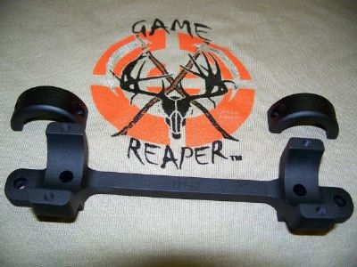DNZ Products Game Reaper Scope Mount - Browning A Bolt Long Action Low Ring 1 in Tube Black Matte - Dnz Products