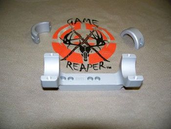 DNZ Products Game Reaper Scope Mount - Browning X Bolt Long Action Medium Ring 1 in Tube Silver - Dnz Products