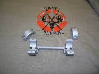 DNZ Products Game Reaper Scope Mount - Marlin 917V Rifle Low Ring 1 in Tube Silver - Dnz Products