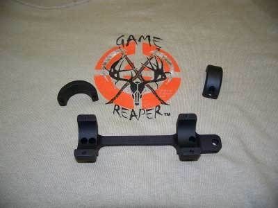 DNZ Products Game Reaper Scope Mount - Remington Model 7 Medium Ring 1 in Tube Black Matte