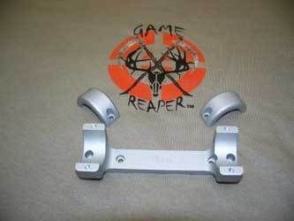 DNZ Products Game Reaper Scope Mount - Ruger 10/22 Low Ring 1 in Tube Silver