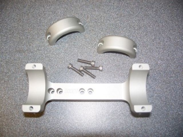 DNZ Products Game Reaper Scope Mount - T/C Encore Omega Extra High Ring 30 mm Tube Silver - Dnz Products