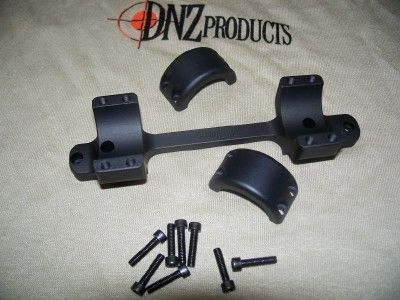 DNZ Products Game Reaper Scope Mount - Remington 700 Short Action Low Ring 0 MOA Hand 1 in Tube Black Matte - Dnz Products