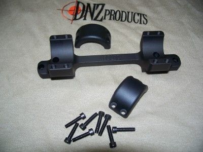 DNZ Products Game Reaper Scope Mount - Remington 700 Short Action Medium Ring 0 MOA Hand 1 in Tube Black Matte - Dnz Products
